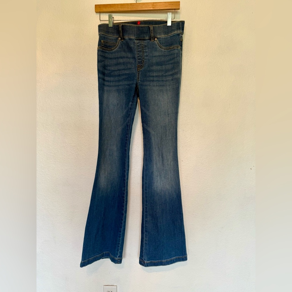 Perfect Spanx Pull On Flare Jeans small - Picture 5 of 7